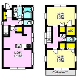 成田町貸住宅の物件間取画像